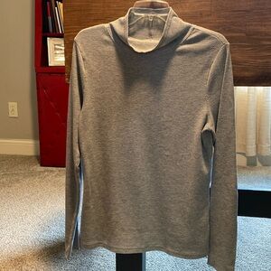 Universal thread waffled mock turtleneck